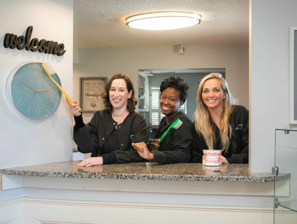 Photo of dental hygienists at Augusta Family Dental